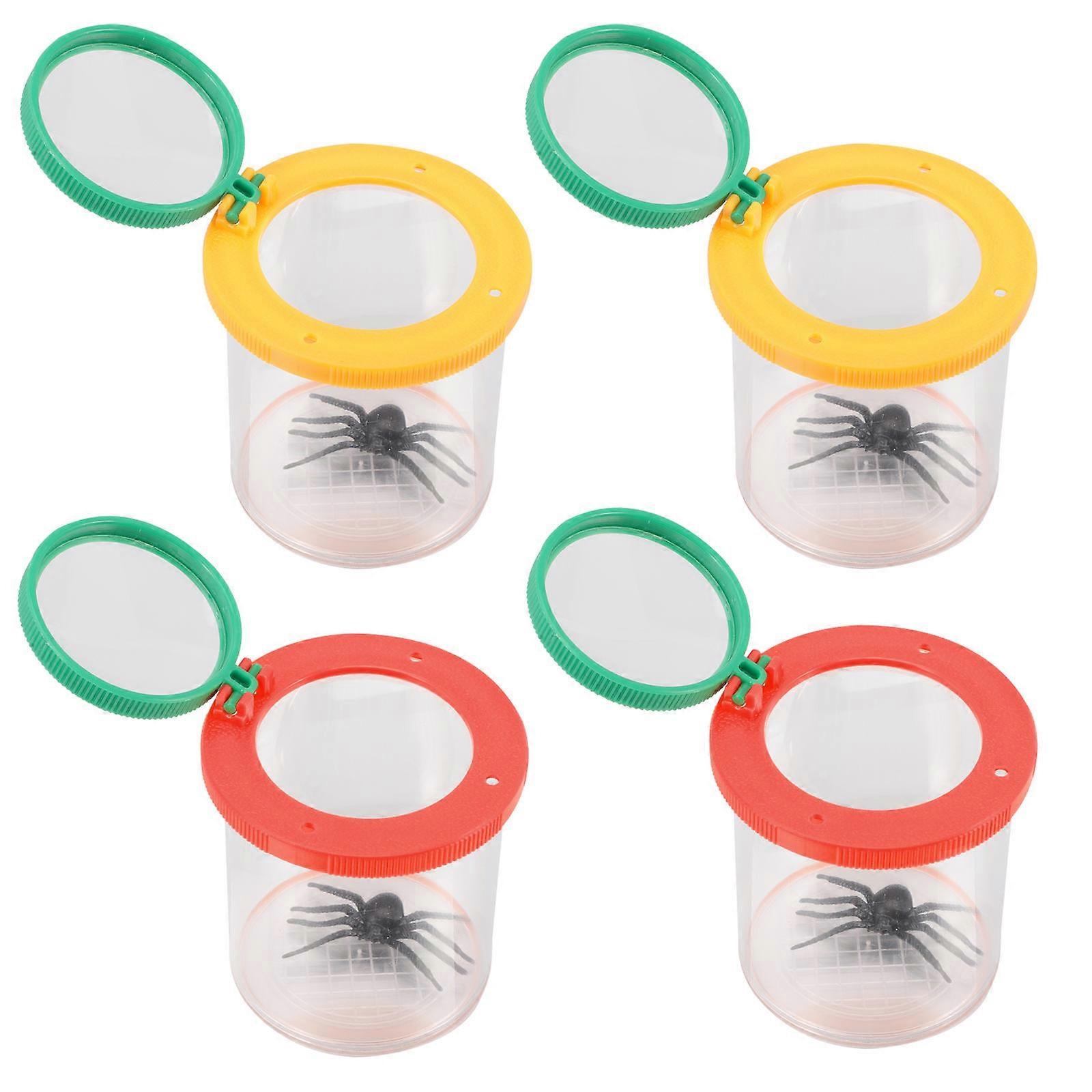 Observation Bug Viewer Magnifier for Kids 4Pcs Nature Exploration Tool Set
