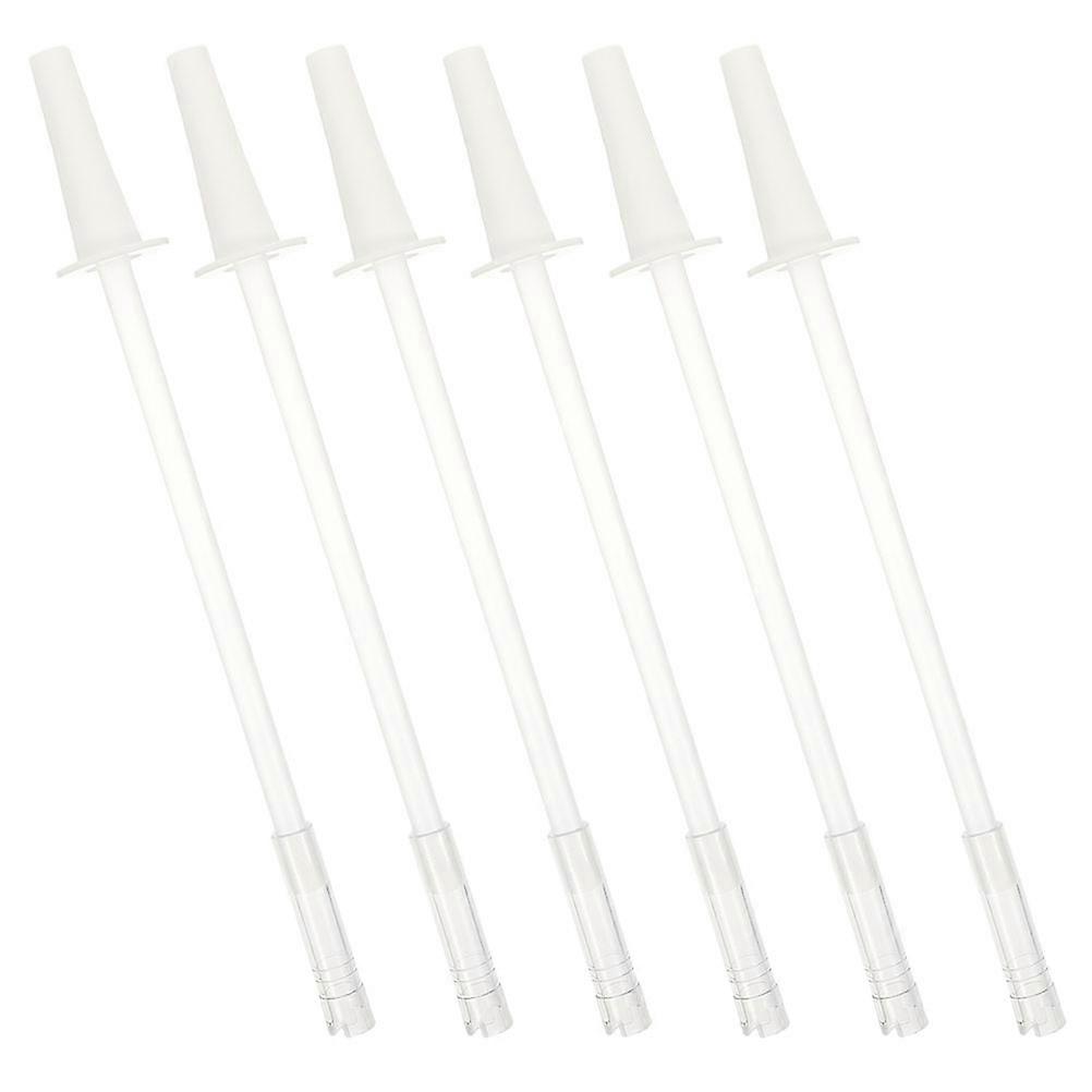 Water Cup Straw Accessories Replaceable Straw Kit for Drinking Use 6Sets