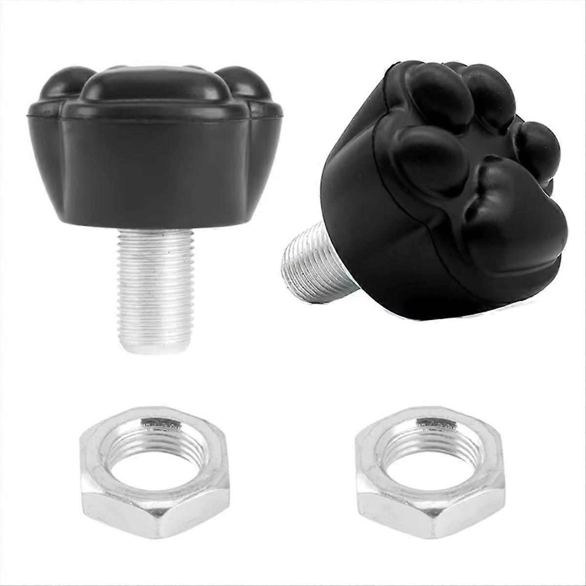 2Pcs Roller Skates Toe Stops 82A Replacement Black
