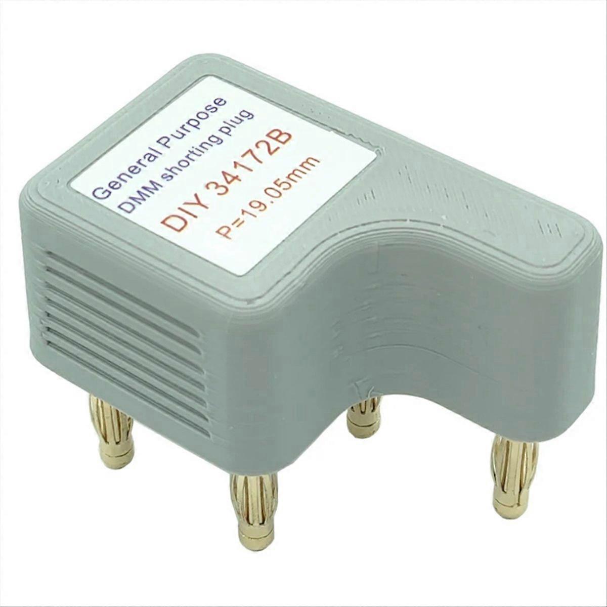  DIY 34172B Short Insert 4-Wire Short Plug Standard Resistor Calibration Multimeter Calibrator To