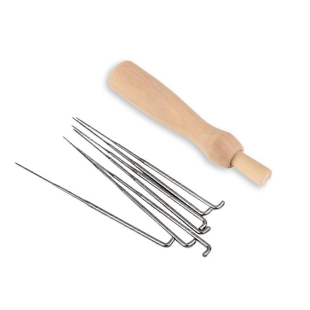 Felting Needle Set Wool Felt Tool for Flat Needle Felting 7Pcs Kit