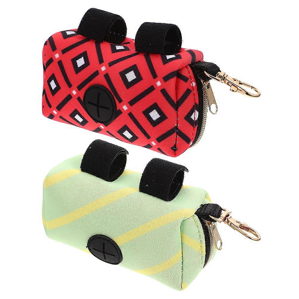 Hands-free Dog Waste Bag Holder For Pet Owners Rectangular 10Pcs Efficient Carrying Solution