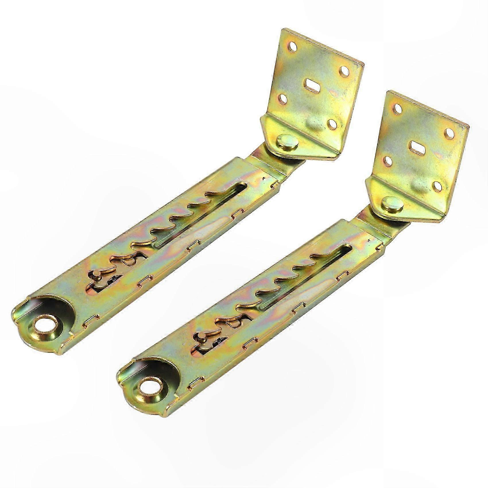 7-Gear Adjustable Desk Hinge with Bracket, Angle Lifting Rod