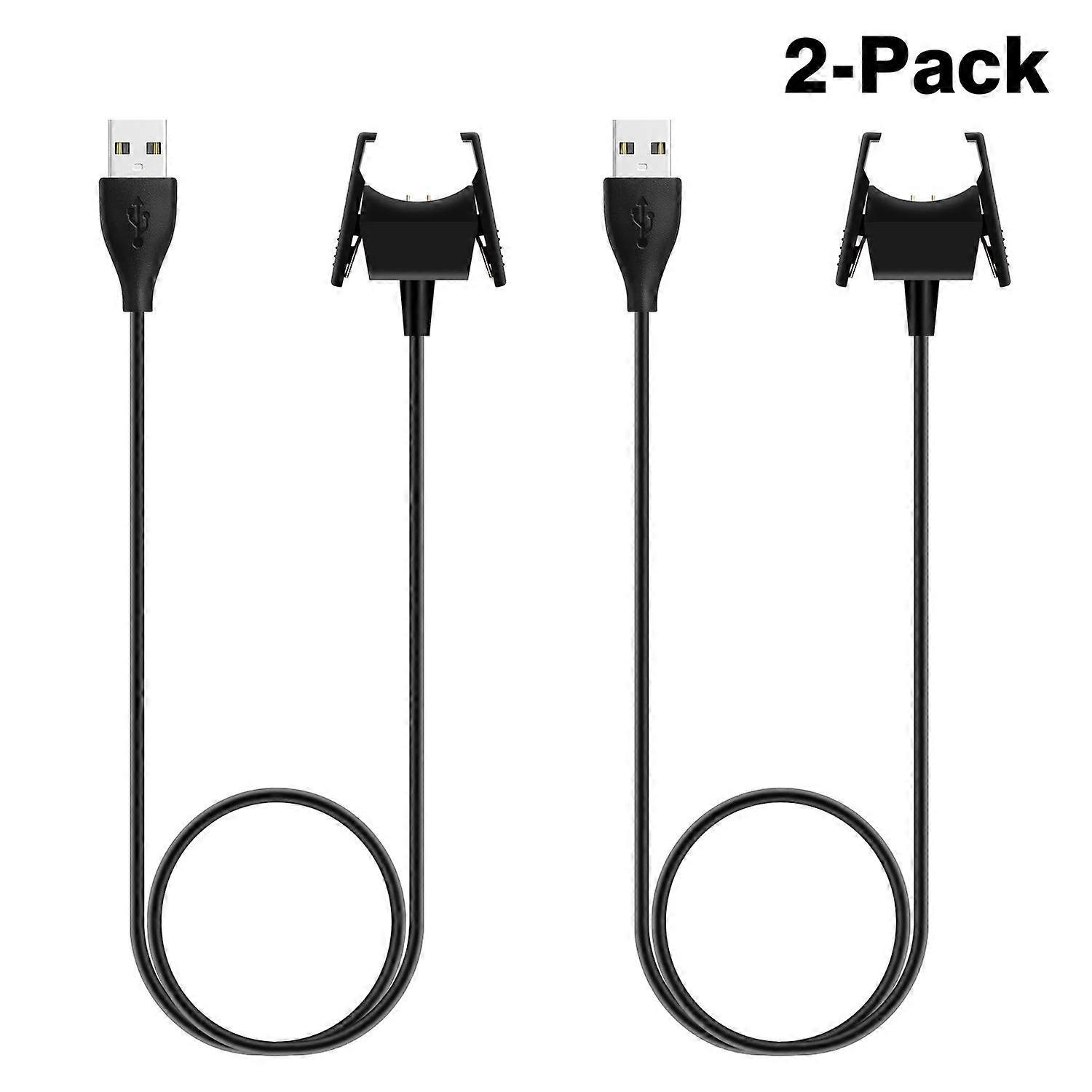 Charger for Fitbit Charge3, 2 Pack Replacement USB Charging Cable Cord Compatible with Charge SE