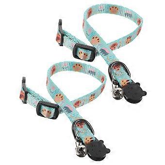 Kitten Collar Cat Breakaway with Bell Adjustable 10Pcs for Pet Gift