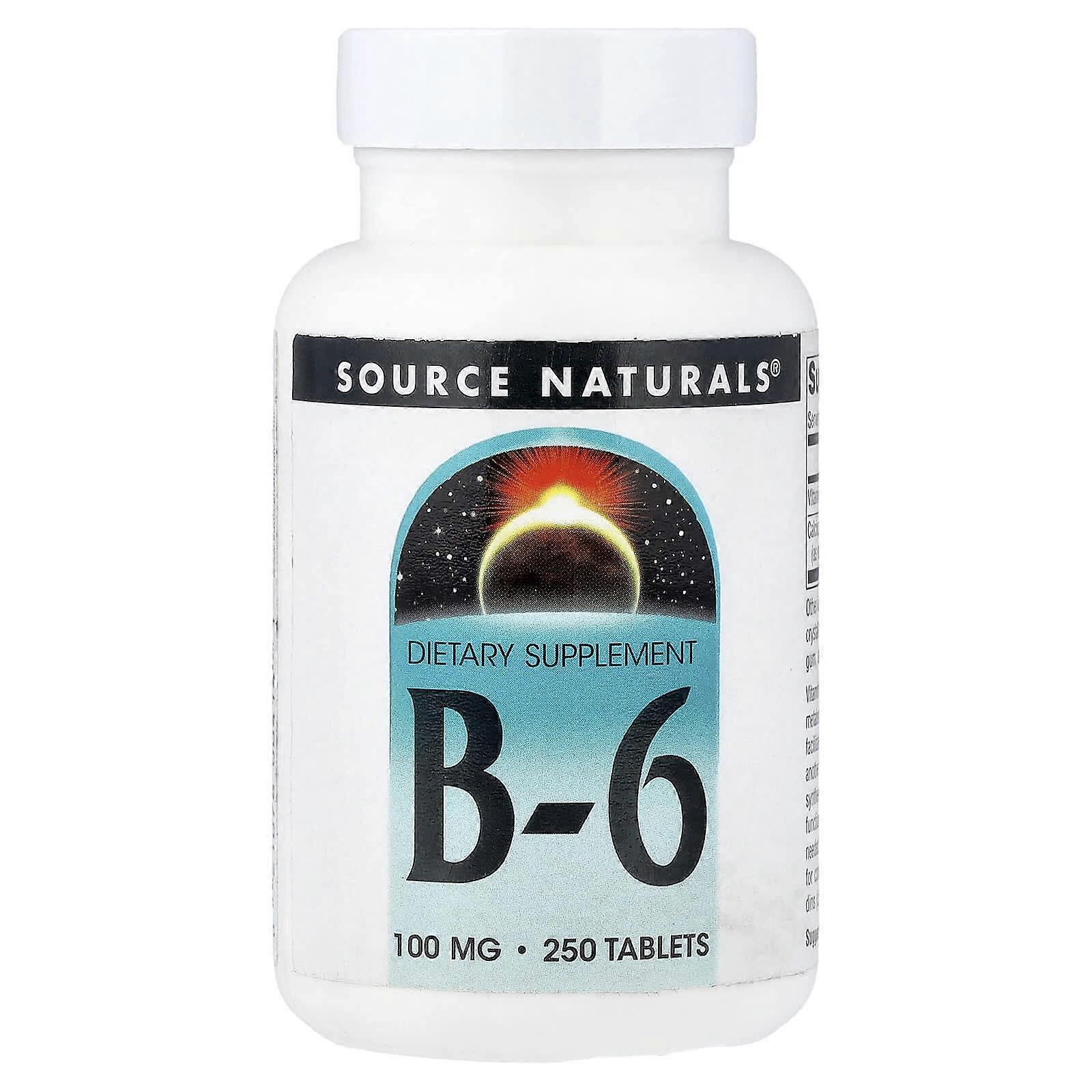 Source Naturals, B-6, 250 Tablets, 2-Pack