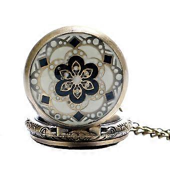 Relógio de Bolso de Quartzo Vintage para Decoração, 1 Unidade, Cores Sortidas