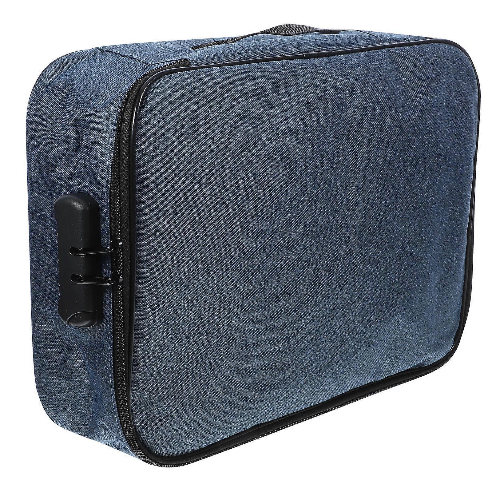 Document Lock Case File Bag for Secure Storage with Multi Layer Design
