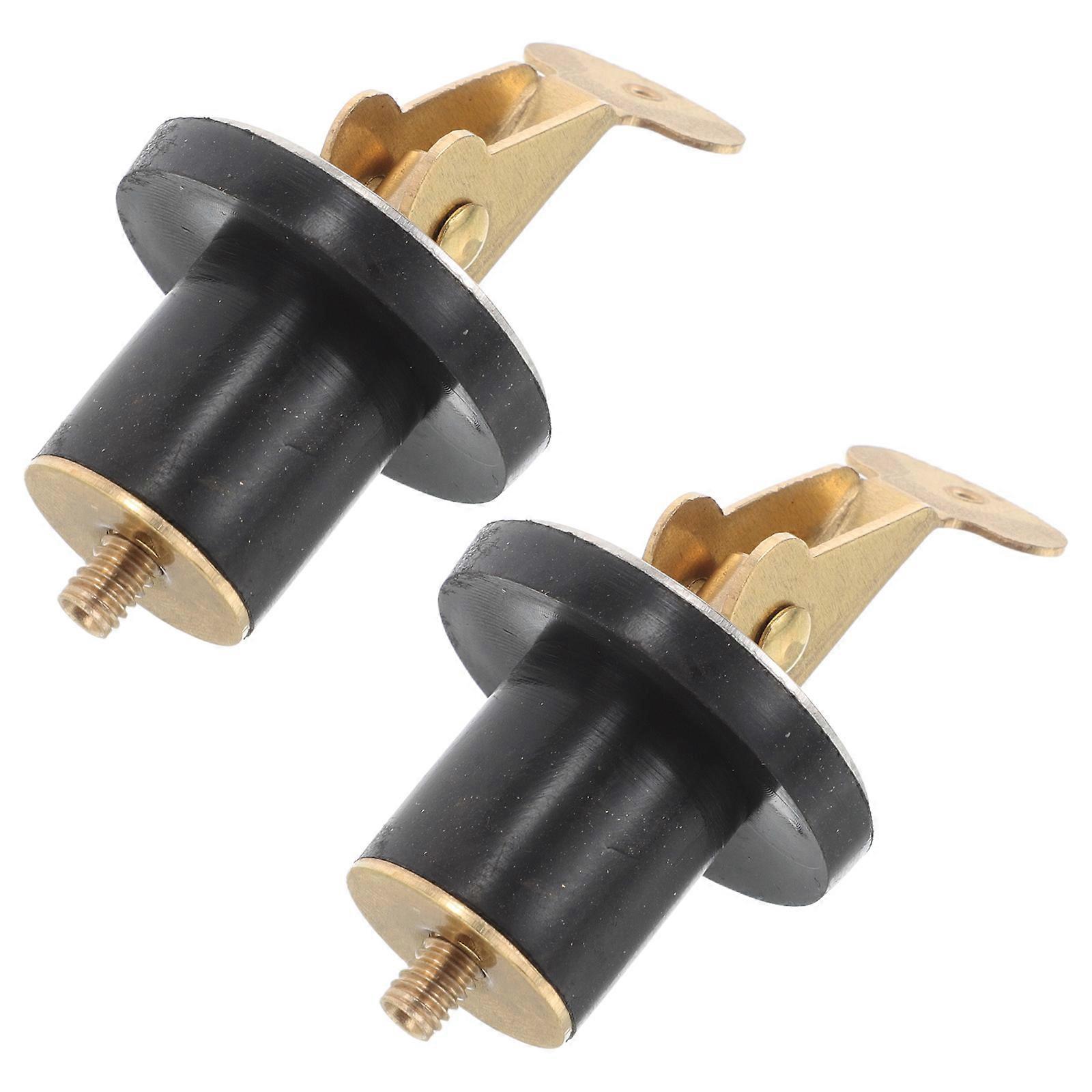 Rubber Marine Plug Brass Boat Drain Stopper Replacement Set