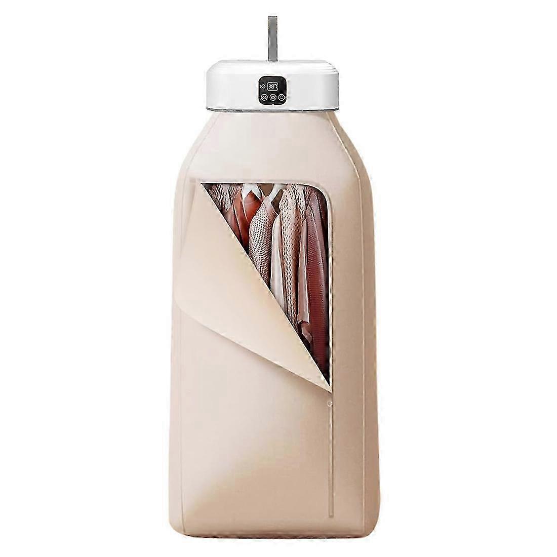 Portable Clothes Dryer,Mini Laundry Dryers with Remote Control, Small Compact Foldable Electric Drying Machine EU Plug