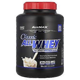 ALLMAX, CLASSIC ALLWHEY®, 100% Whey Protein Source, Vanilla, 5 lbs (2.27 kg)