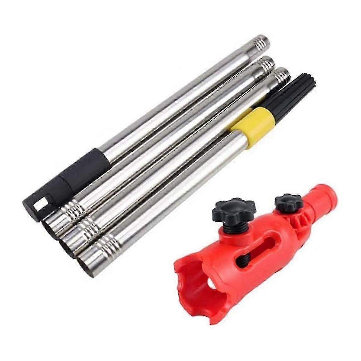 Retractable Paint Roller Extension Pole: Multi-Angle Paint Brush Attachment