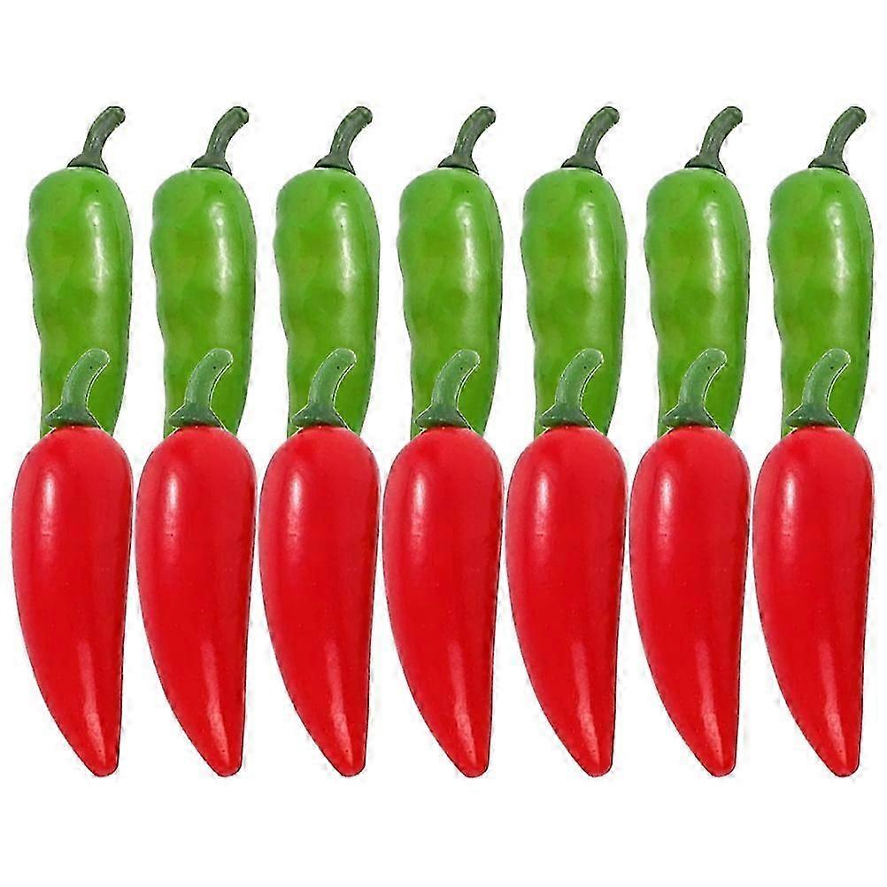 Simulation Pepper Model for Playing 200Pcs Artificial Pepper Photo Props