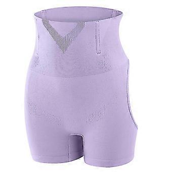 Womens Body Shaper Panties Butt Lifting Shapewear Hollowed Out Hole Hip Enhancer Boyshorts Underwear Control Briefs Light purple