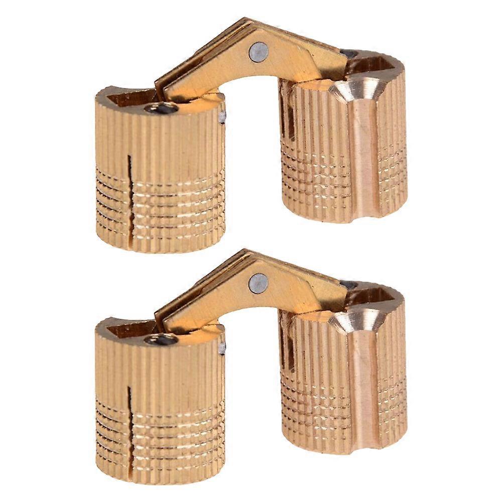 Copper Hinge for Automatic Closing 2Pcs Spring Hinges for Door Box