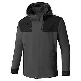 Jackets Men's Large Size Universal Outdoor Waterproof Punching Jacket Large Size Casual Jacket Comfortable Unique Personalized Clothes