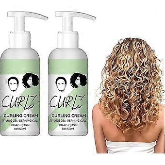Curl Enhancing Cream for Frizz Control, Moisturizing Styling Gel for Curly Hair