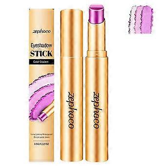 Waterproof oogschaduwstick met kleurverloop in 3 kleuren, hydraterende, niet-uitdrogende crèmige oogschaduwstick, makkelijk aan te brengen in één beweging voor dagelijkse feestlooks