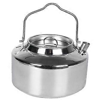 Stainless Steel Camping Kettle with Ergonomic Lockable Handle for Hiking Travel and Picnic