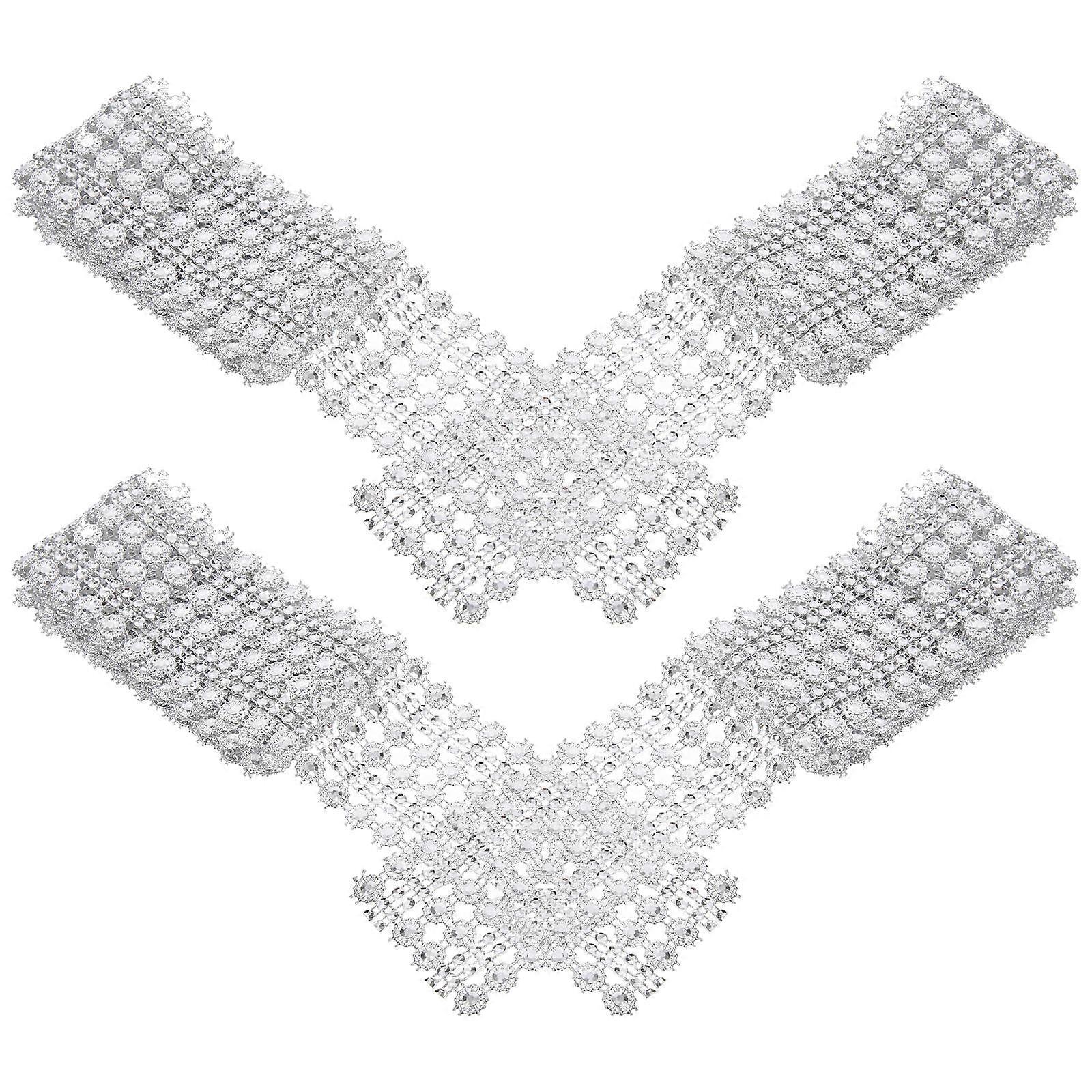 Multi-Function Costume Trim Decorative Trim for DIY 8Pcs Silver Craft Accessory