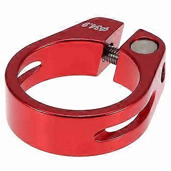 Collier de serrage pour tige de selle de vlo en alliage d'aluminium de 34,9 mm, accessoire pour tige de selle de vlo de montagne (rouge)