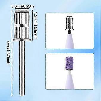 Mandrel Nail Drill Bit, 20 Pcs Sanding Bits compatible with Nail Drill 3/32 Inch Sanding Band Shaft Replacement Nail Drill Bit
