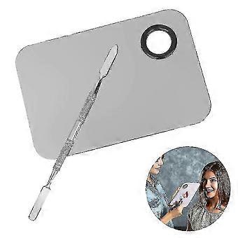 Cosmetic Tool Mixing Palette Foundation Palette Metal Tools Dual Head Cosmetic Spatula