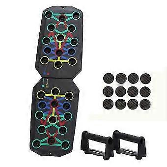 Portable Folding Push-Up Board, Multi-Functional Anti-Slip Mat