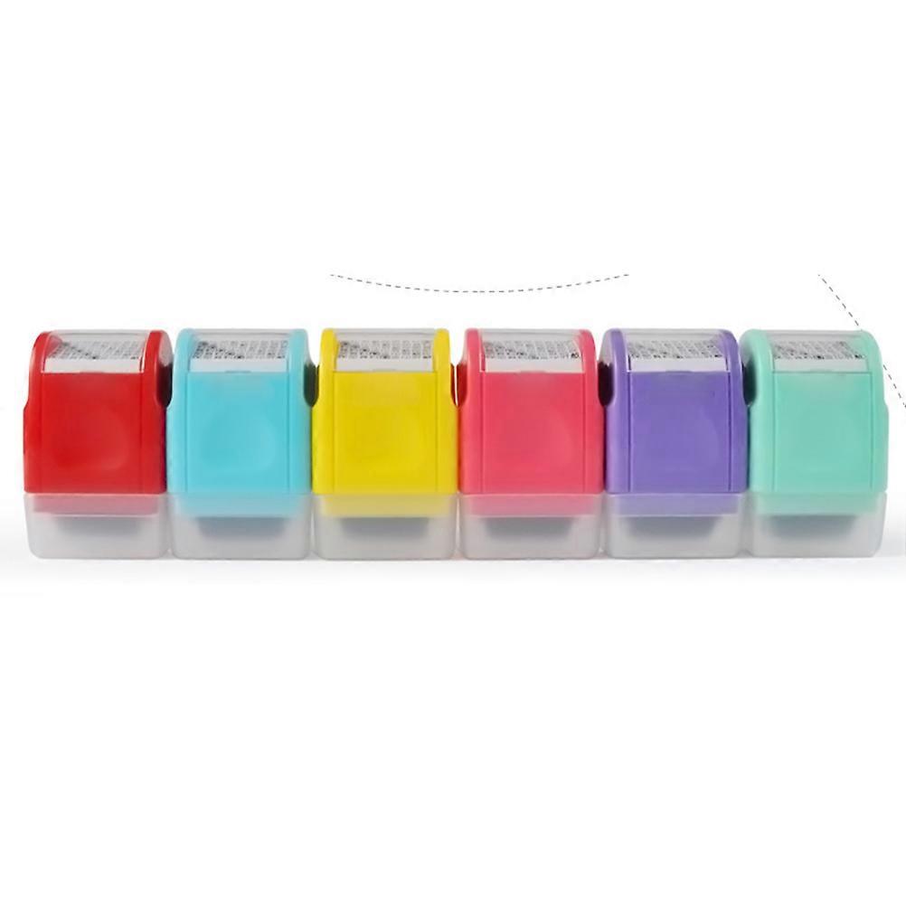 Stamp Mini Roller Stamp for Identity Protection Light Green