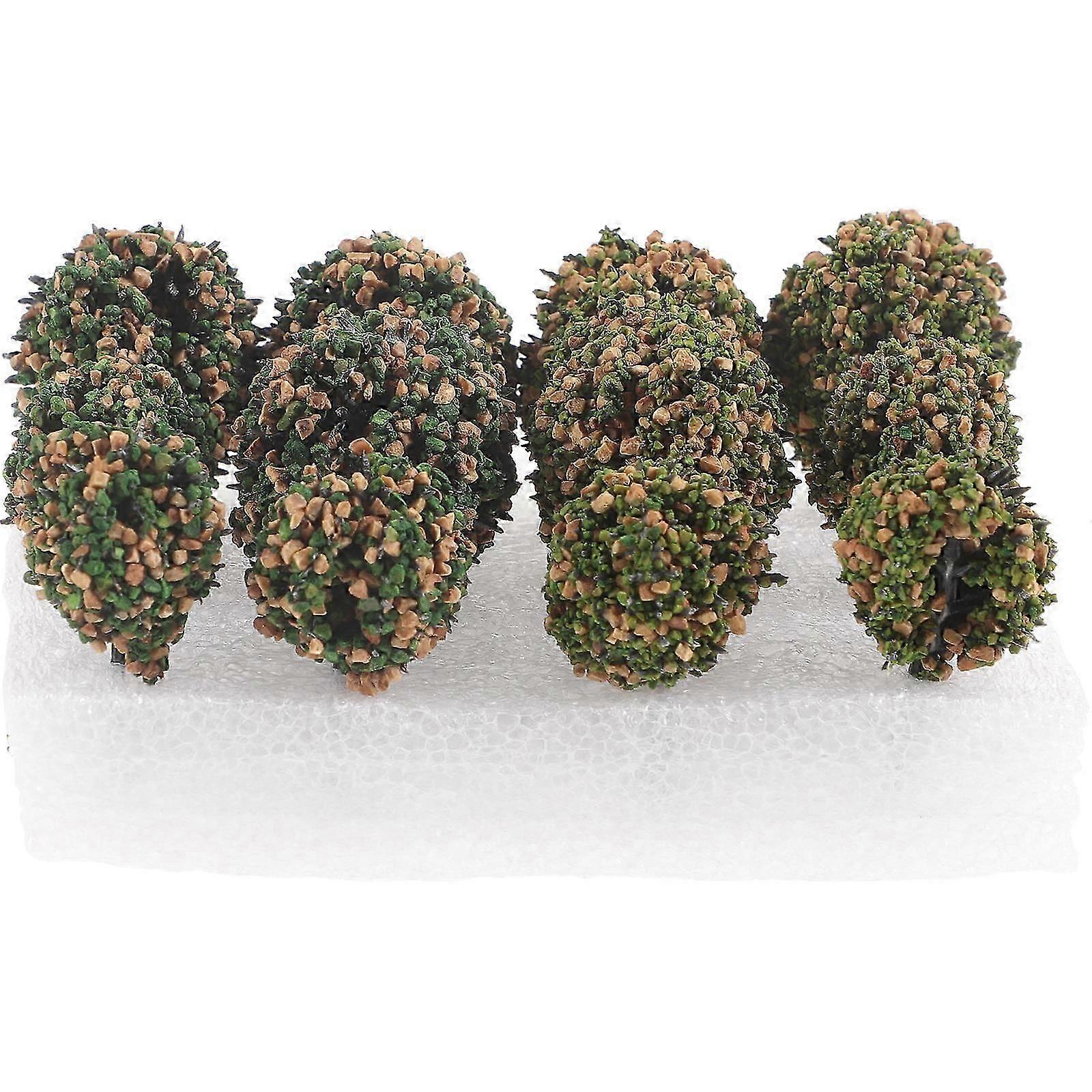 Plastic Bush Cluster Model Trees for Simulation Landscape 3 Boxes 26-27