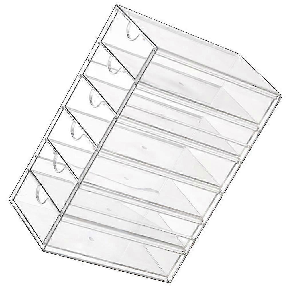 Desktop Drawer Organizer Multi-layer Transparent Storage Box Versatile Trinket Storage Holder