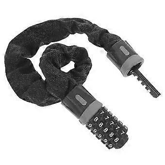 Bike Chain Lock Password Sturdy Aluminum Alloy Lock for Bike Protection premium