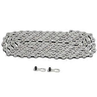 Bike Chain 116 Links 12 Speed Variable Speed Cycling Chain with Hook and Loop Link Block compatible with Mountain Road Bicycle