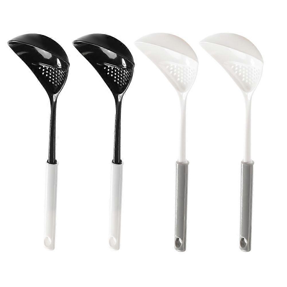 Strainer Spoon Plastic Slotted Spoon for Kitchen Use 4Pcs Cooking Serving