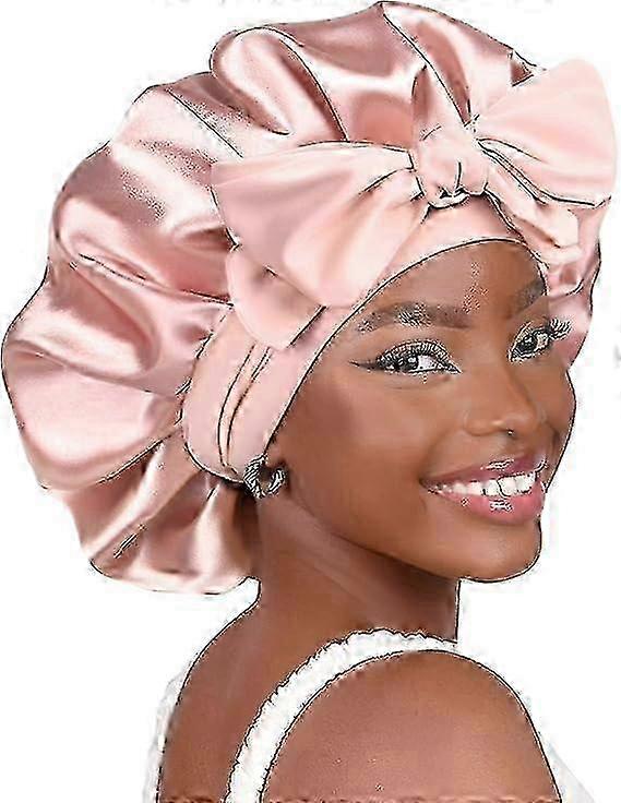 Breathable Double-Layer Satin Bonnet