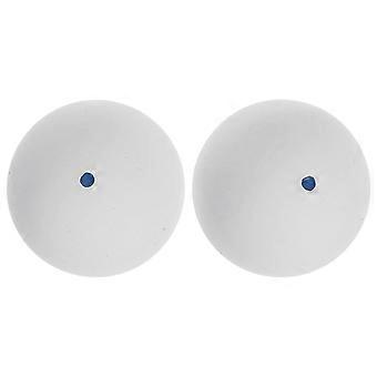 2pcs Rubber Squash Practice Balls Single Dot Training Balls for Indoor Outdoor Activities