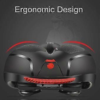 Sports equipment: bicycle saddles, city bike, racing bike saddles, memory gel bicycle saddles, men's and women's, red-HH