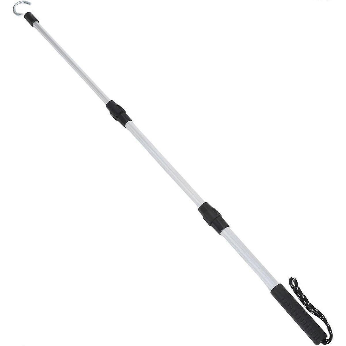 Ladder Telescopic Puller with Hook, Extendable Silver