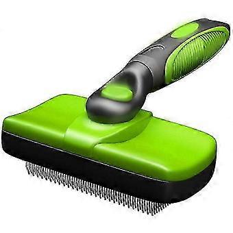 Pet-Friendly Retractable Slicker Grooming Brush