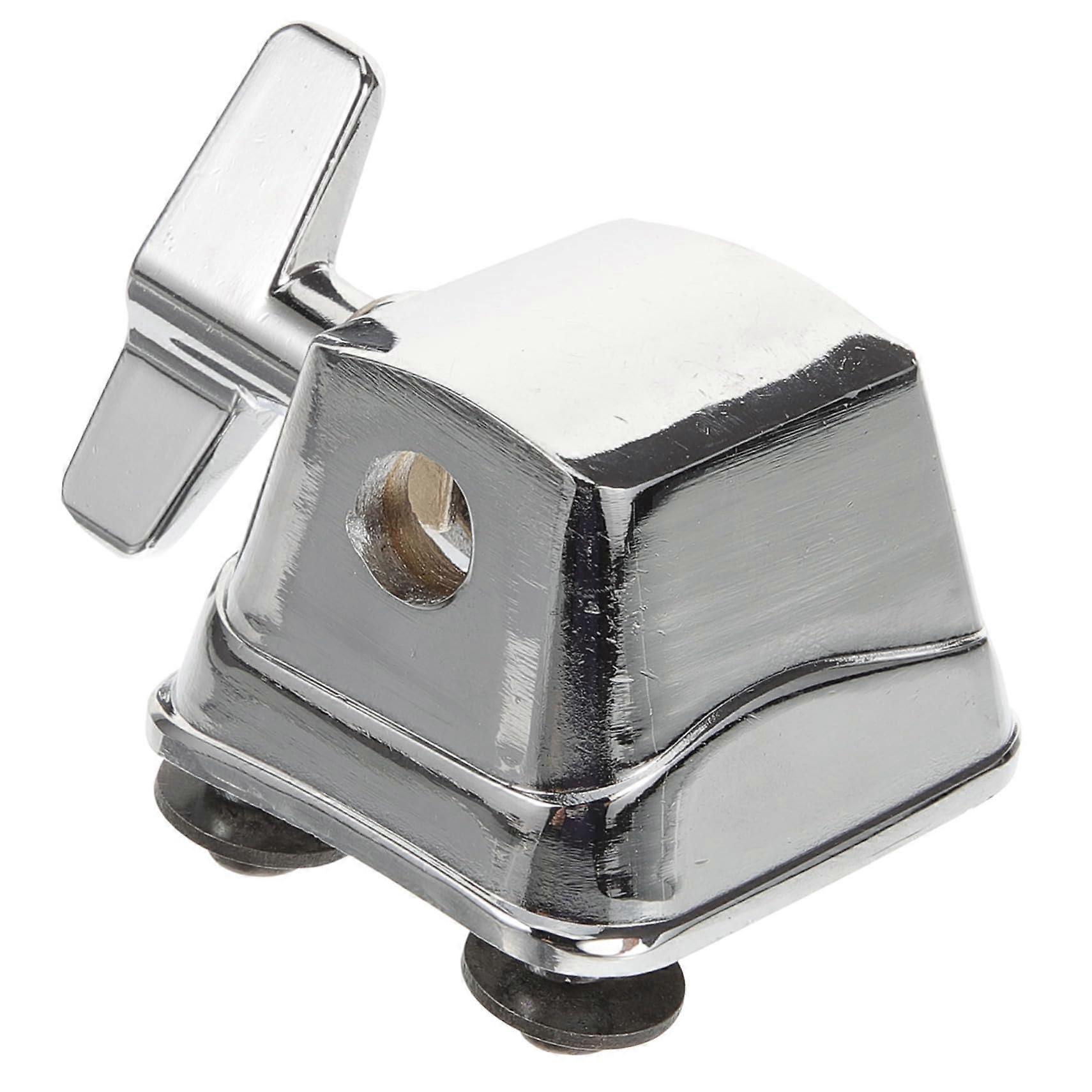 Alloy Drum Mount Bracket with Secure Clamp Lock, Adjustable Floor Tom Leg Support, Durable Percussion Hardware