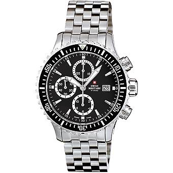 Swiss Military Swiss Automatic Analog Man Watch with SMA30005.01 Stainless Steel Bracelet
