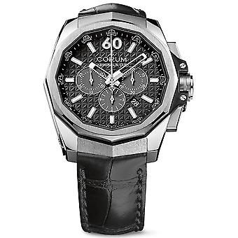 Admiral's cup ac-one 45 chronograph watch for Analog Quartz Men with cowhide bracelet 132.201.04.0F01. AN10