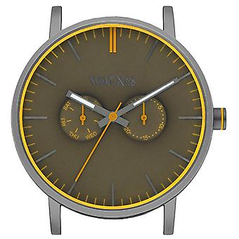 Watx&colors terrestrial watch for Unisex Analog Quartz with Cowhide Bracelet WXCA2710