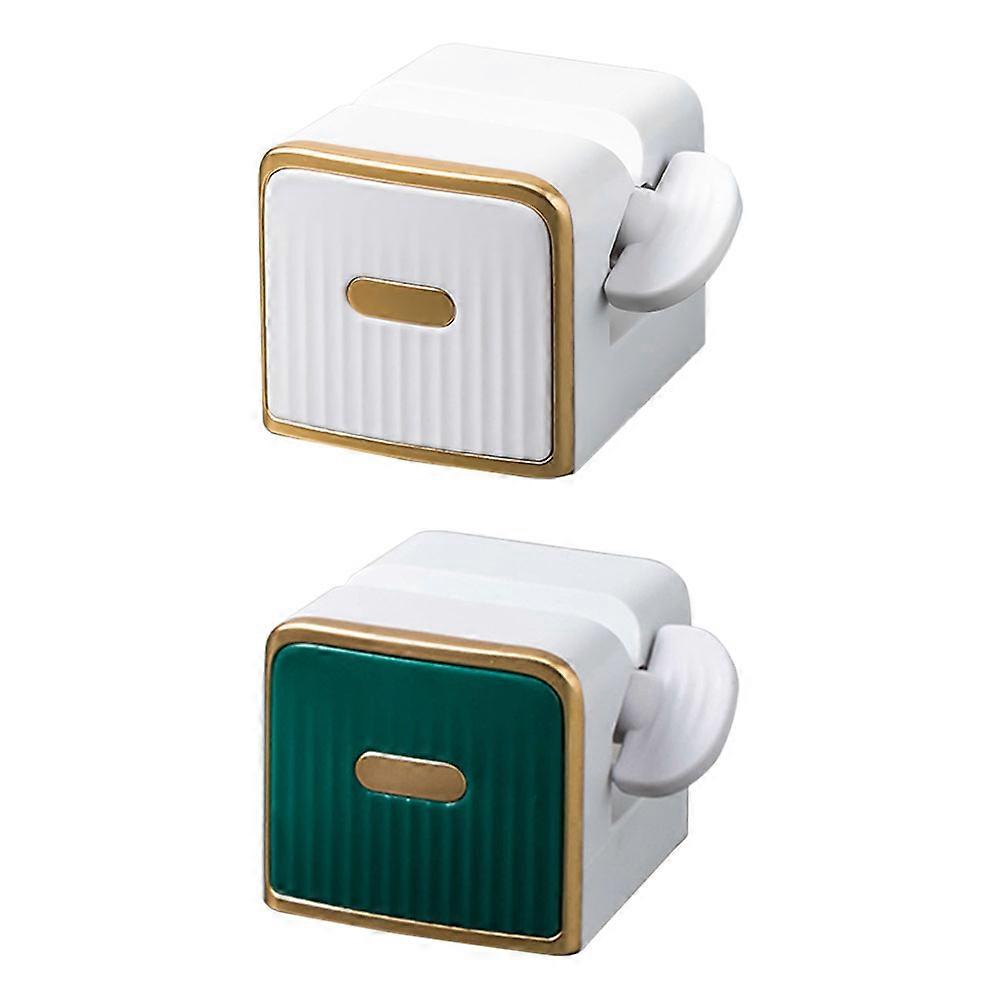Manual Toothpaste Squeezer Tool for Face Cleanser with 2Pcs Plastic Dispensers