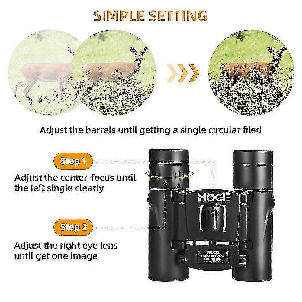 100X22 Compact BAK4 Night Vision Binocs