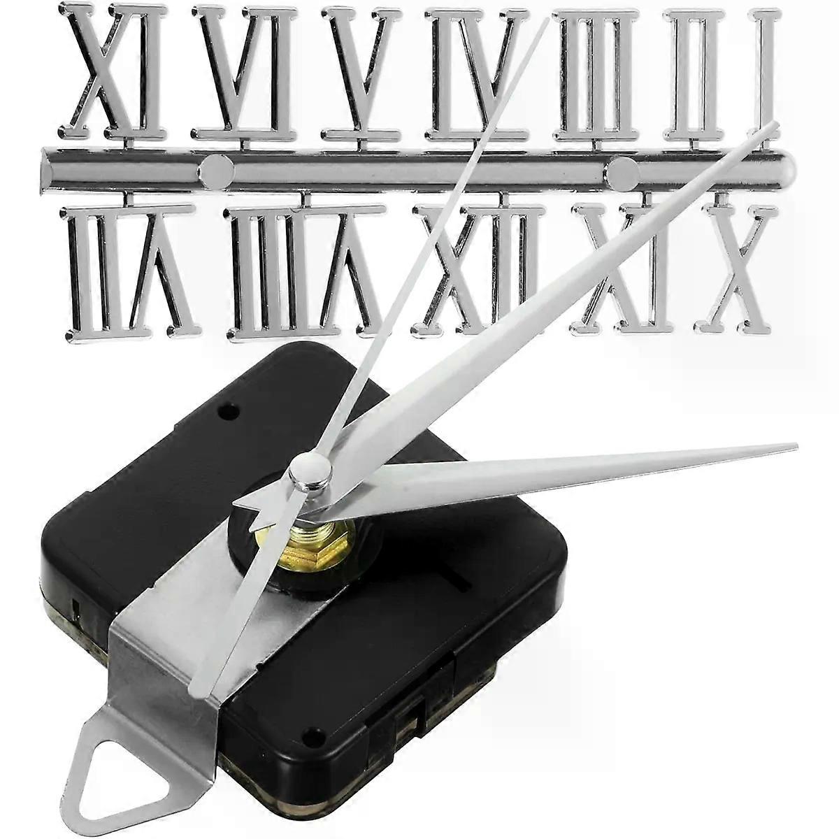 Clock Mechanism Kit with Clock Hands for DIY Wall Clocks