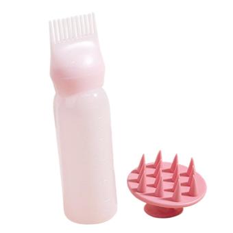 2 Set Root Comb Applicator Bottle with Comb Head for Hair