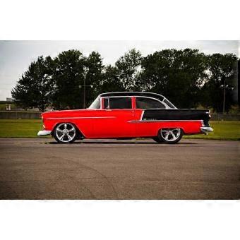Cars 1955 chevrolet chevy bel air belair street machine jigsaw puzzle SIO1250