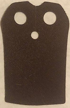 レゴアクセサリーダークブラウンケープクロス、サイドストレート - でんぷん生地