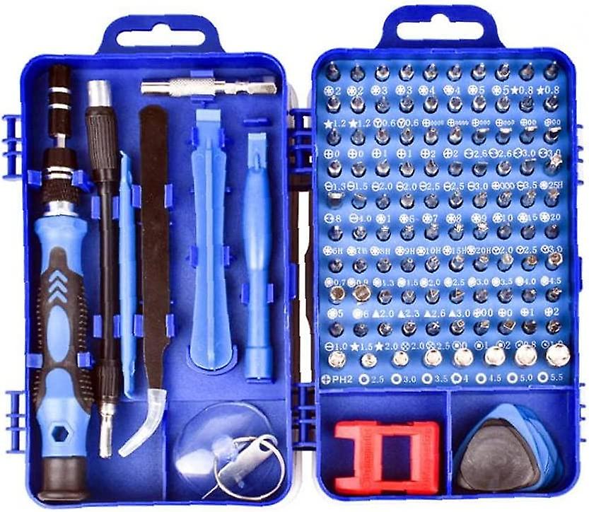 thumbnail image 1 of Juego de destornilladores 115 en 1, Kit de brocas de torno, dispositivo de reparación de teléfonos de precisión multifunción, 1 of 4